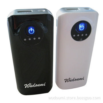 Double USB Port Power Bank with 5V/1A Input Voltage and 5V/5200mAh Power Capacity